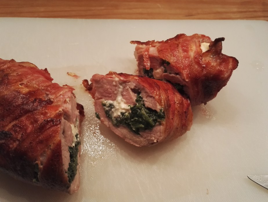 Gefülltes Schweinefilet