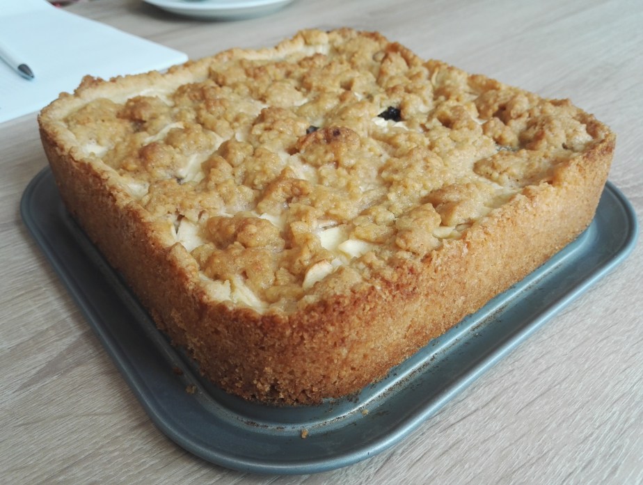 Apfelkuchen mit Schmand und&nbsp;Streuseln
