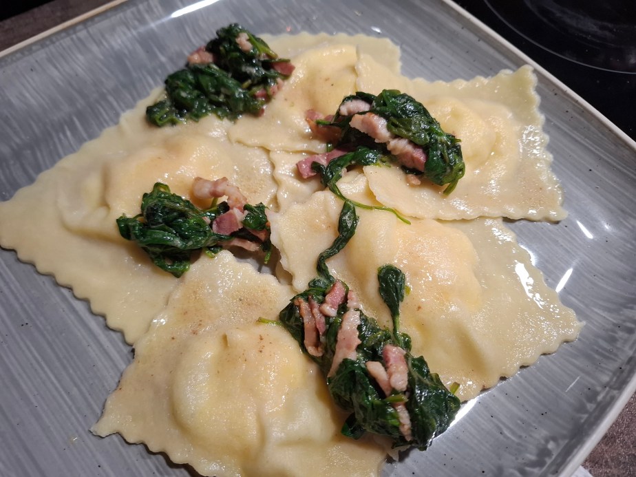 Ravioli à la&nbsp;Carbonara